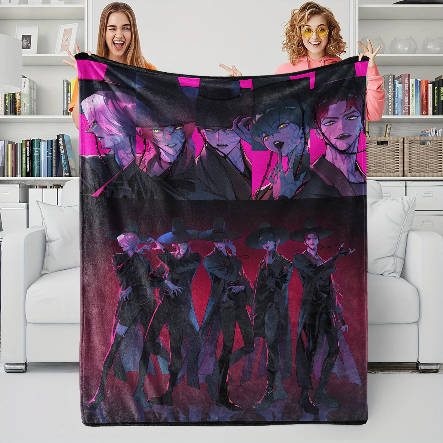 K-Pop-Demon-Hunters Fashion Blanket Hot Anime Flannel Fashion Blanket Fan Gift Suitable for Home Leisure Camping Travel Multifunctional Fash 100x150cm
K-Pop-Demon-Hunters Fashion Blanket Hot Anime Flannel Fashion Blanket Fan Gift Suitable for Home Leisure Camping Travel Multifunctional Fash 100x150cm