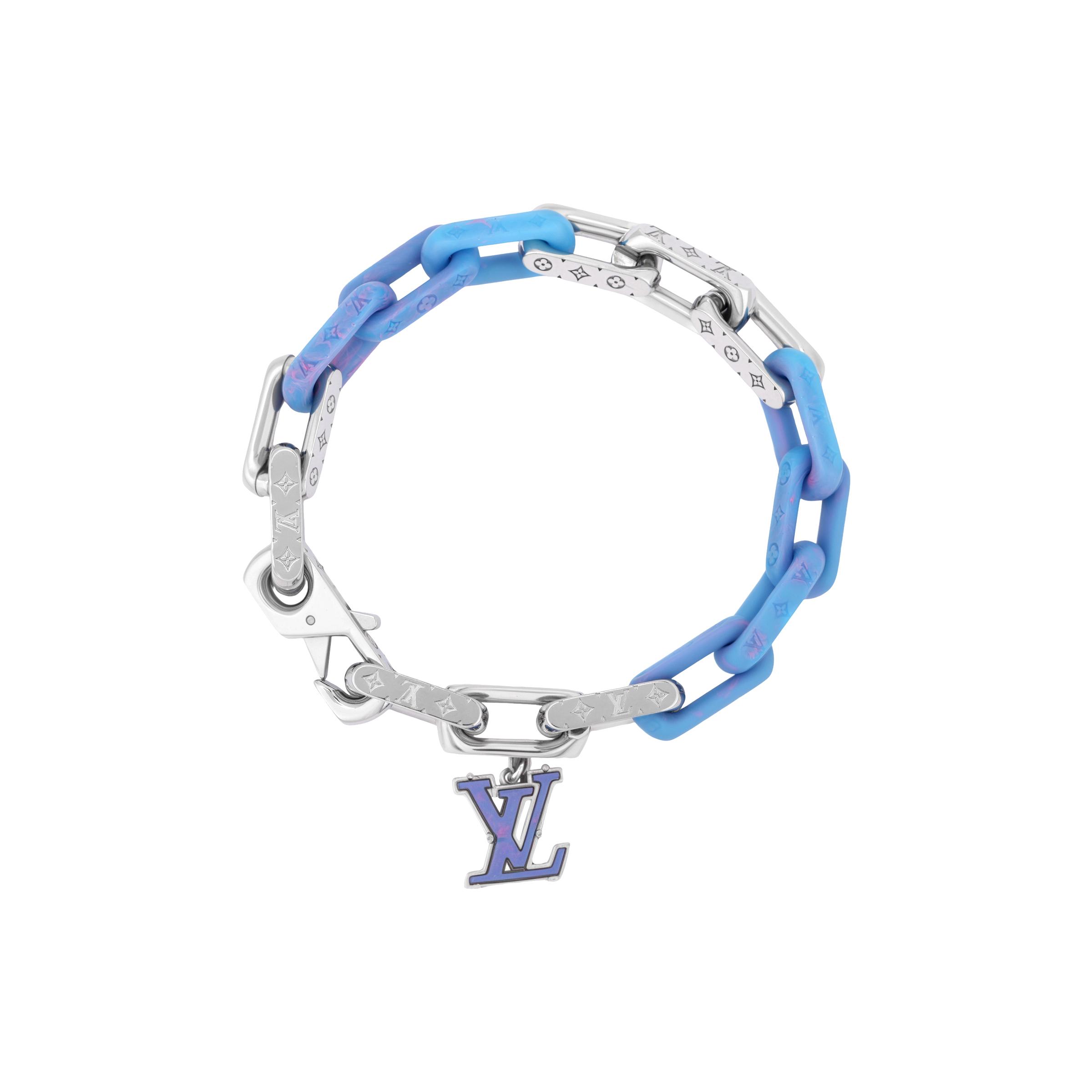 Louis Vuitton Monogram Woven Decoration Stainless Steel Resin Acrylic Metal Bracelet Women bracelet Blue M1229 Box+Shopping Bag,M
Louis Vuitton Monogram Woven Decoration Stainless Steel Resin Acrylic Metal Bracelet Women bracelet Blue M1229 Box+Shopping Bag,M