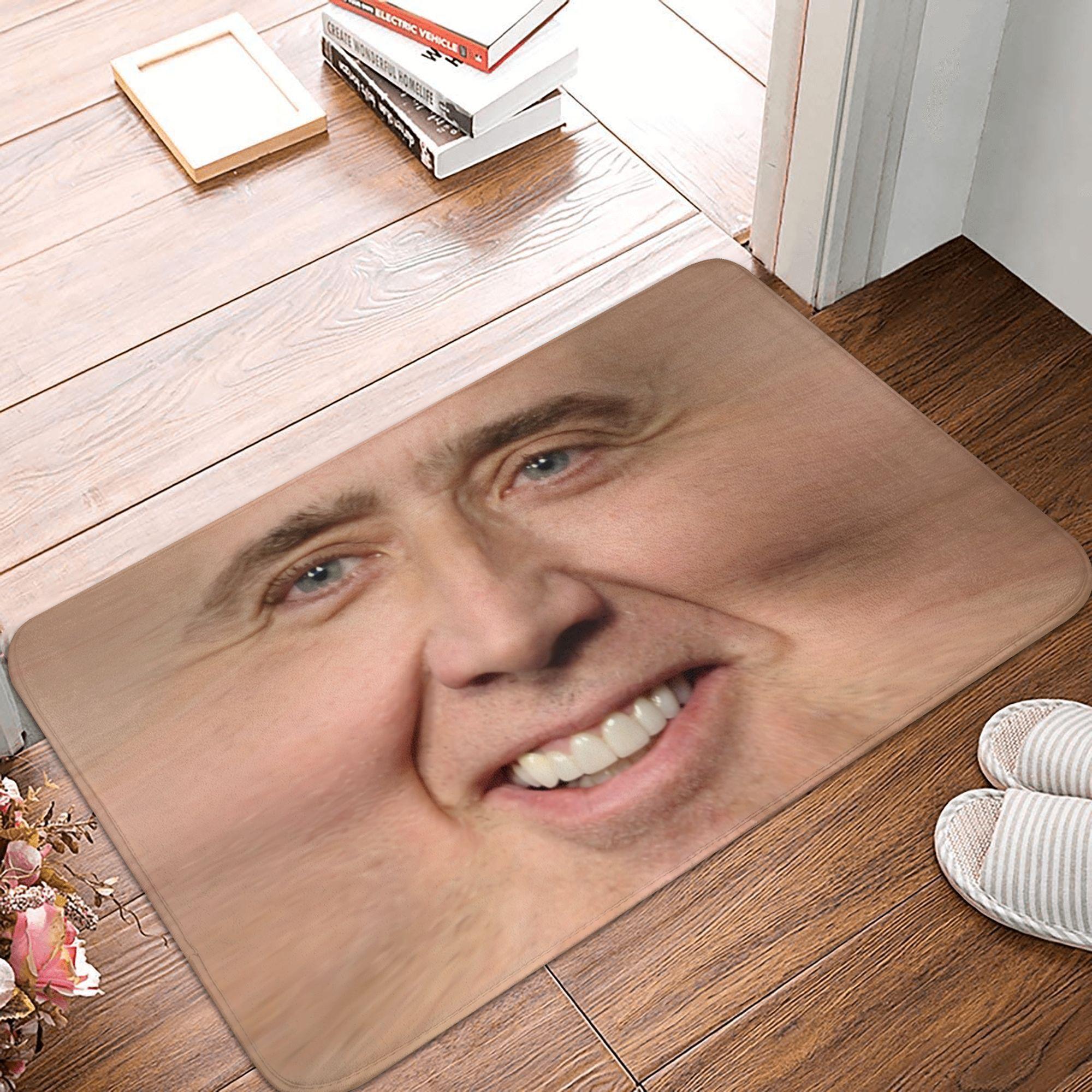 Funny Nicolas Cage Rabbit Meme Doormat Non-Slip Bath Kitchen Mat Toilet Door Floor Entrance Carpet Rug 40cmx60cm
Funny Nicolas Cage Rabbit Meme Doormat Non-Slip Bath Kitchen Mat Toilet Door Floor Entrance Carpet Rug 40cmx60cm
