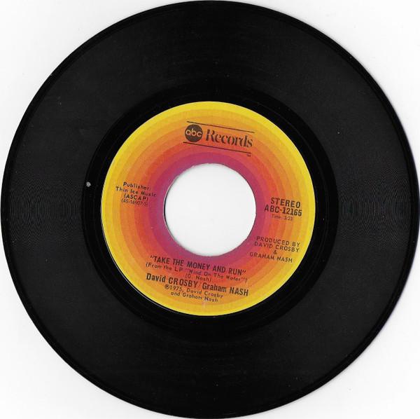 7inch Record CROSBY NASH Take The Money And Run ABC12165 ABC Records 1975 US Rock Used
7inch Record CROSBY NASH Take The Money And Run ABC12165 ABC Records 1975 US Rock Used