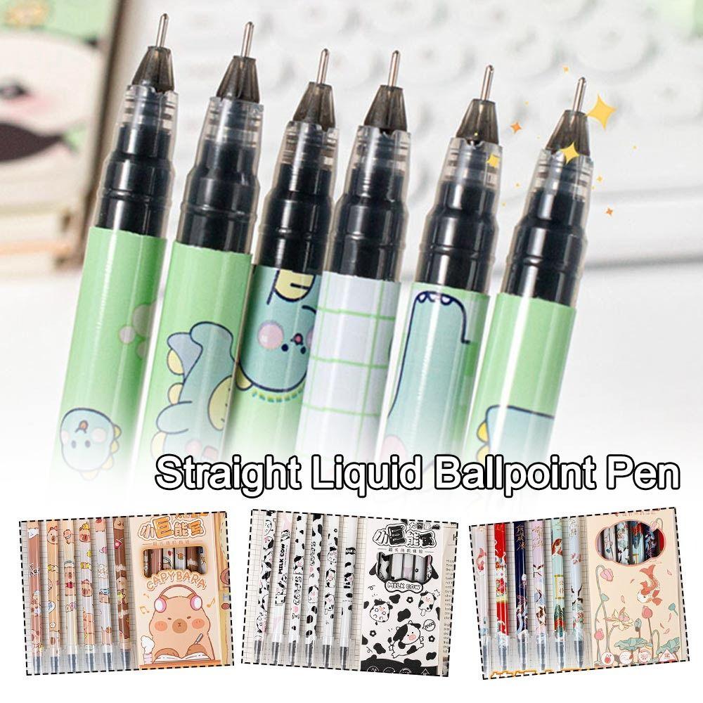 6Pcs Writing Smooth Capybara Gel Pens Quick-drying Black Ink Pens Writing Stationery Capybara
6Pcs Writing Smooth Capybara Gel Pens Quick-drying Black Ink Pens Writing Stationery Capybara