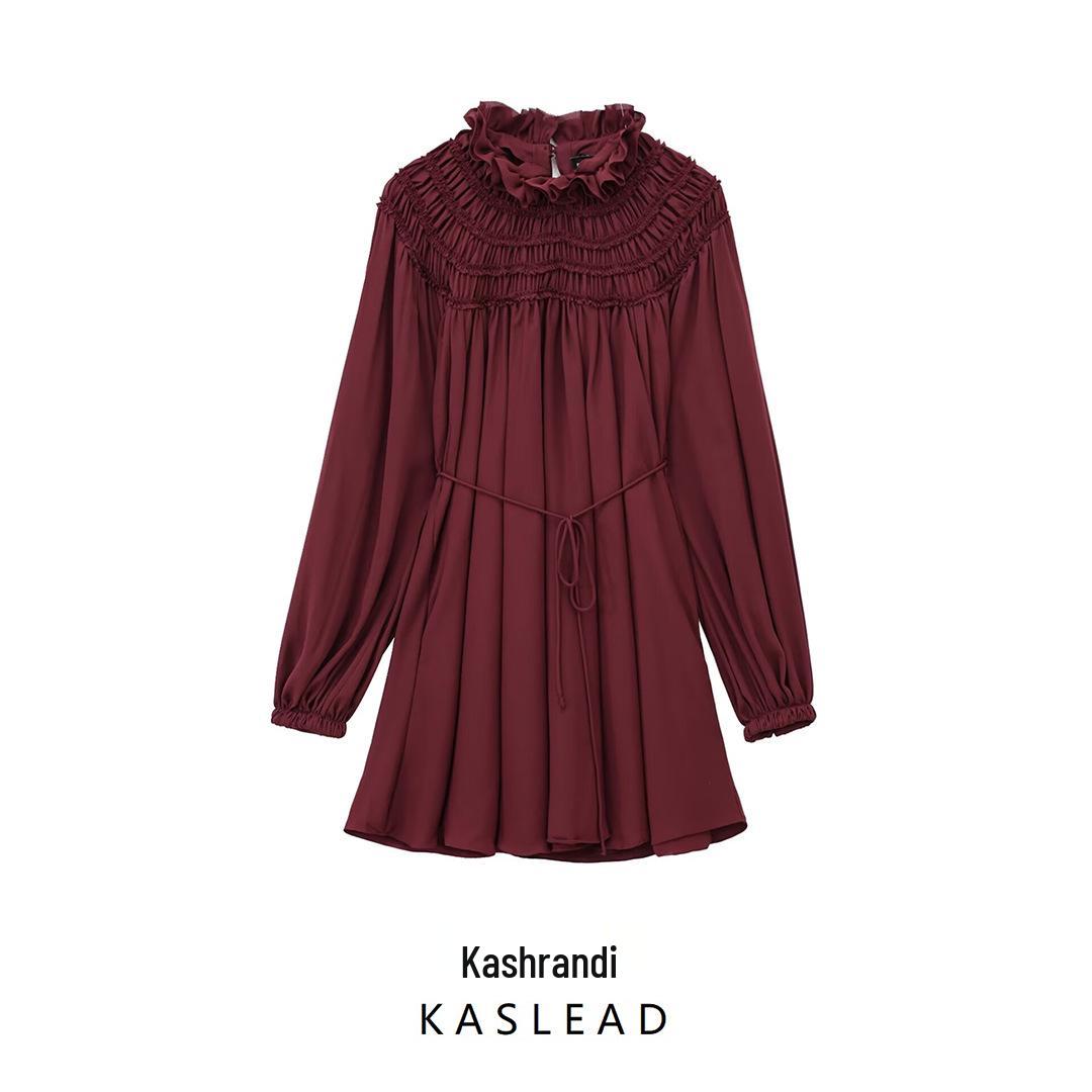 Winter 2024 Women s European & American Style A-line Dress with Cinched Waist - Simple French Design Large
Winter 2024 Women s European & American Style A-line Dress with Cinched Waist - Simple French Design Large