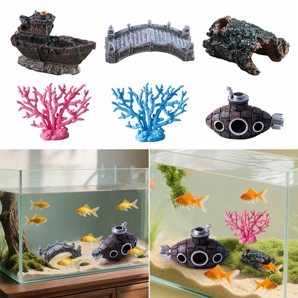 Resin Fish Tank Decoration Wreck Ship Aquarium Ornament Vivid Fish Tank Landscape Aquarium Bridge
Resin Fish Tank Decoration Wreck Ship Aquarium Ornament Vivid Fish Tank Landscape Aquarium Bridge