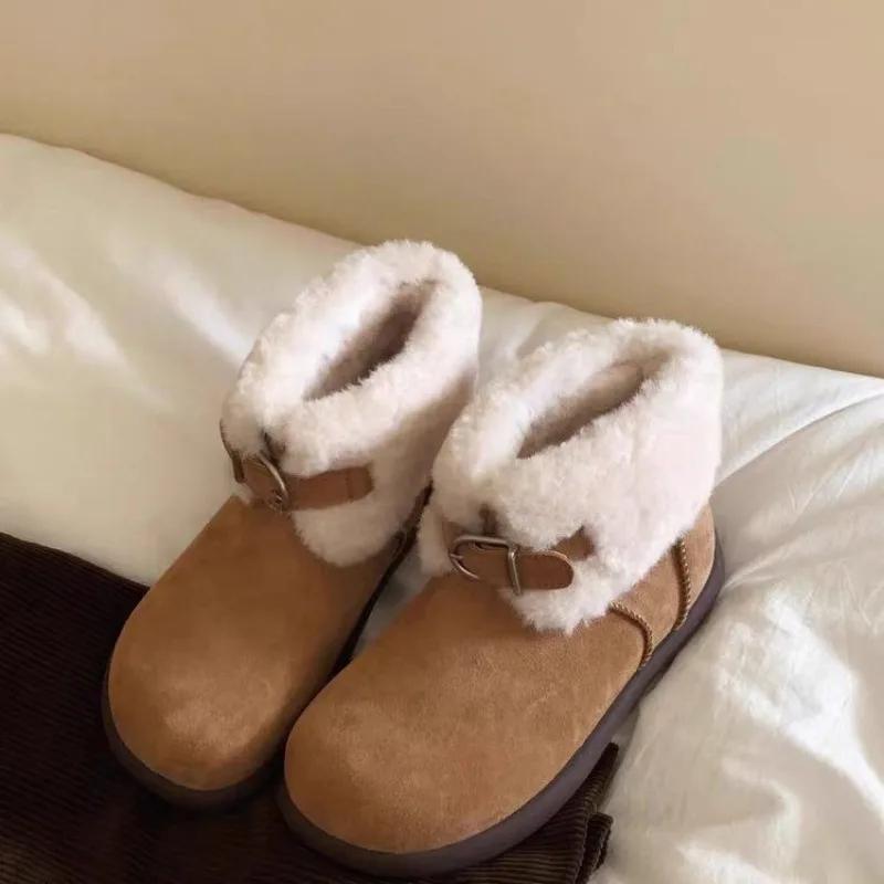 Fashion Women s Fashion Flat Cotton Boots Winter New Round Head Suede Metal Buckle Anti-slip Wear-resistant Short Boots 35 малиновый
Fashion Women s Fashion Flat Cotton Boots Winter New Round Head Suede Metal Buckle Anti-slip Wear-resistant Short Boots 35 малиновый