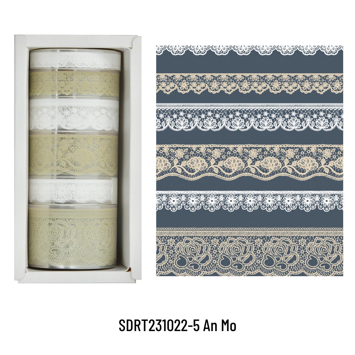Retro Lace Transparent Adhesive Tape Roll for Journaling & DIY Decorative Stickers
Retro Lace Transparent Adhesive Tape Roll for Journaling & DIY Decorative Stickers