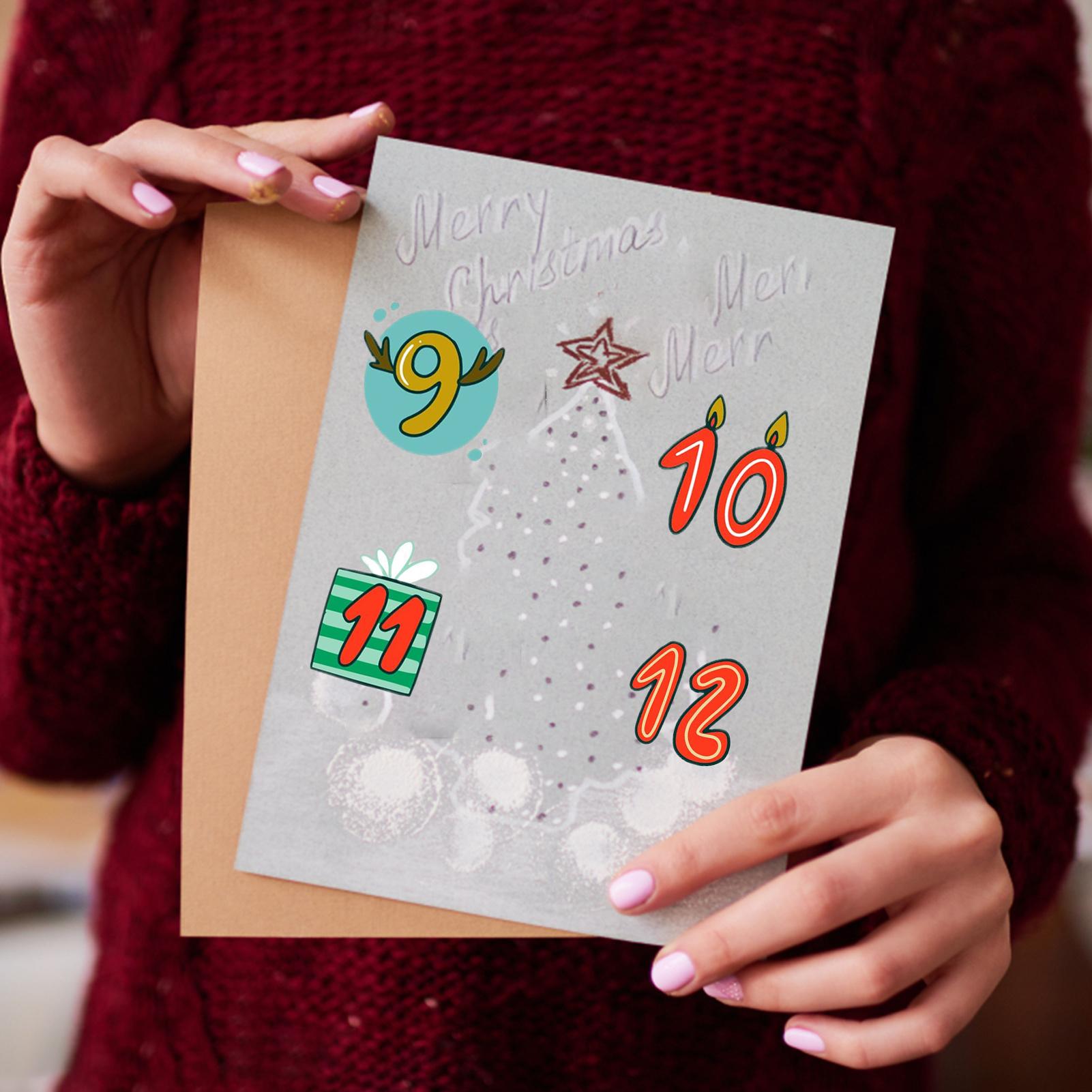 Christmas Stickers for Cards Christmas Number Stickers 1-24 Numbers Countdown Calendar Labels for Water Bottle Winter Festival CN
Christmas Stickers for Cards Christmas Number Stickers 1-24 Numbers Countdown Calendar Labels for Water Bottle Winter Festival CN