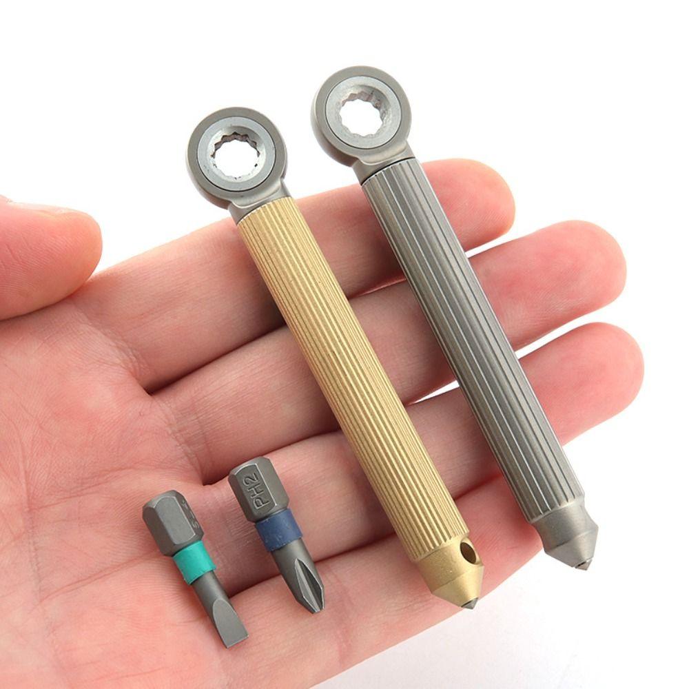 with Tungsten Steel Head Magnetic Phillips Screwdriver Titanium Alloy Multi-function Tool Set
with Tungsten Steel Head Magnetic Phillips Screwdriver Titanium Alloy Multi-function Tool Set