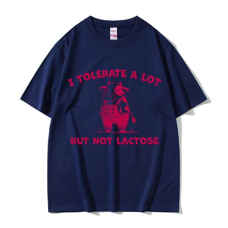 I Tolerate A Lot But Not Lactose Tshirt Cute Funny Cow Meme T Shirts Unisex Women Casual Humor Oversized Tshirts Male Cotton Tees 4XL
I Tolerate A Lot But Not Lactose Tshirt Cute Funny Cow Meme T Shirts Unisex Women Casual Humor Oversized Tshirts Male Cotton Tees 4XL