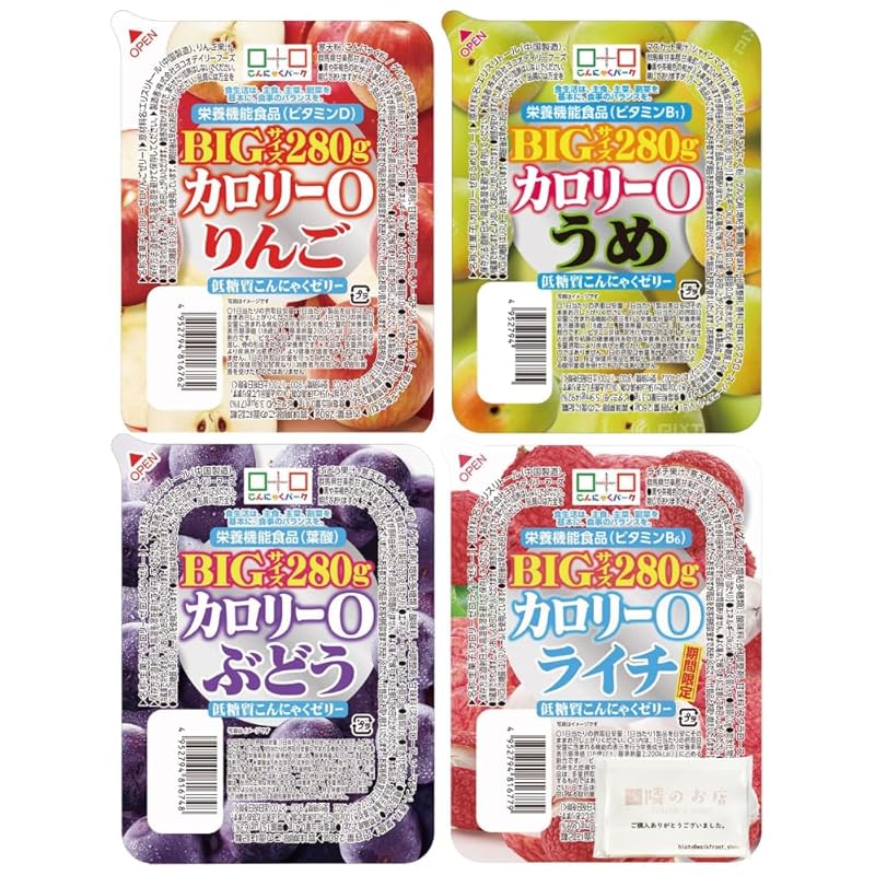Konnyaku Park low sugar 0 calories konnyaku jelly 6 pieces each of 4 types tissue set next door
Konnyaku Park low sugar 0 calories konnyaku jelly 6 pieces each of 4 types tissue set next door