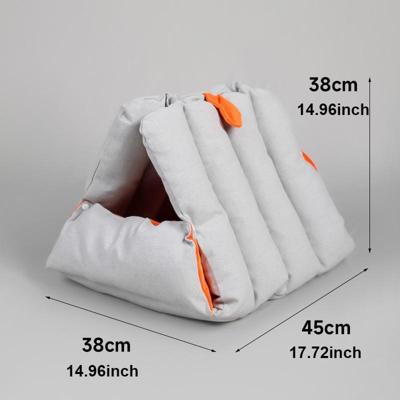 Multi-Functional Triangle Pet Bed for Cats Small Dog Foldable Sofa Cat Nest Detachable Cave Design Warm Cushion for Kitten Puppy серый
Multi-Functional Triangle Pet Bed for Cats Small Dog Foldable Sofa Cat Nest Detachable Cave Design Warm Cushion for Kitten Puppy серый