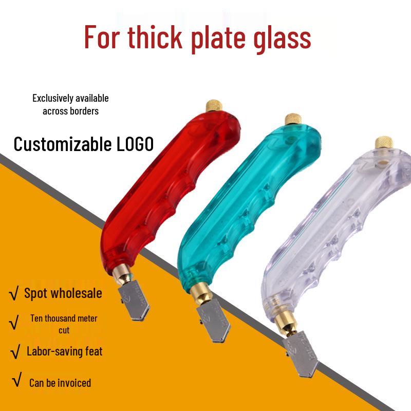 Roller-Style Thick Glass and Tile Scoring Cutter
Roller-Style Thick Glass and Tile Scoring Cutter