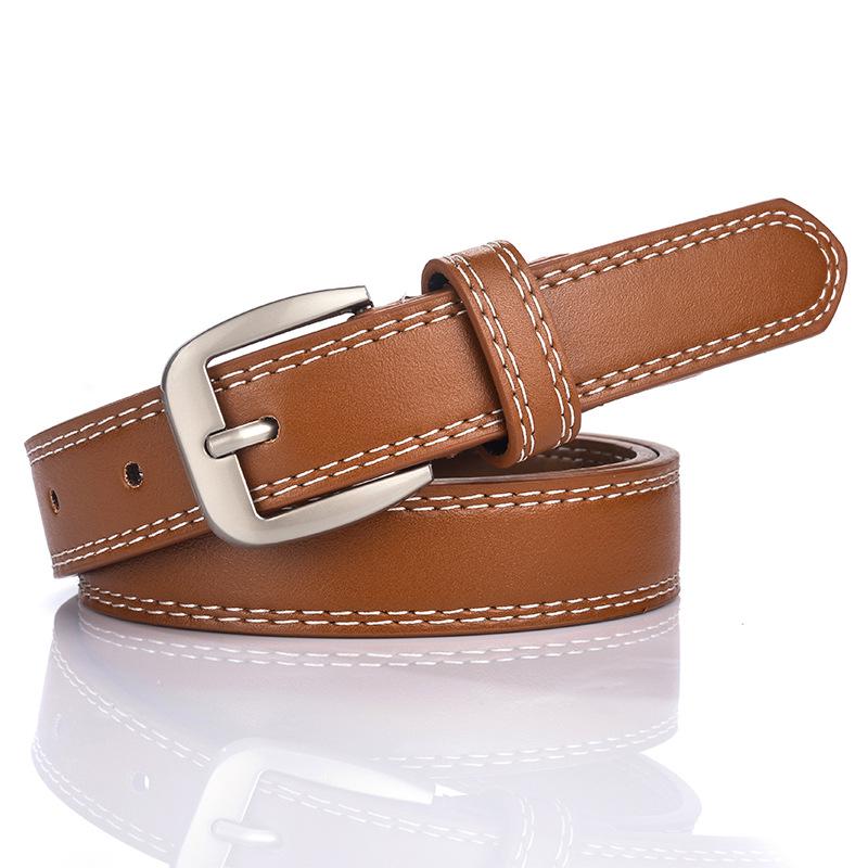 Belt Ladies Casual Simple Belt Retro Pin Buckle Decorative Skirt Belt Student темно-коричневого кольору
Belt Ladies Casual Simple Belt Retro Pin Buckle Decorative Skirt Belt Student темно-коричневого кольору