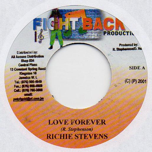 7inch Record RICHIE STEPHENS - Love Forever NONE Fight Back Prod 2001 Jamaica Reggae, Ska & Dub Used
7inch Record RICHIE STEPHENS - Love Forever NONE Fight Back Prod 2001 Jamaica Reggae, Ska & Dub Used