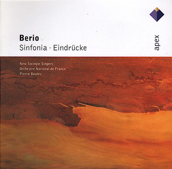 CD LUCIANO BERIO, THE NEW SWINGLE SING - Sinfonia - Eindrcke 8573892262 Apex 2001 Germany Classical Used
CD LUCIANO BERIO, THE NEW SWINGLE SING - Sinfonia - Eindrcke 8573892262 Apex 2001 Germany Classical Used