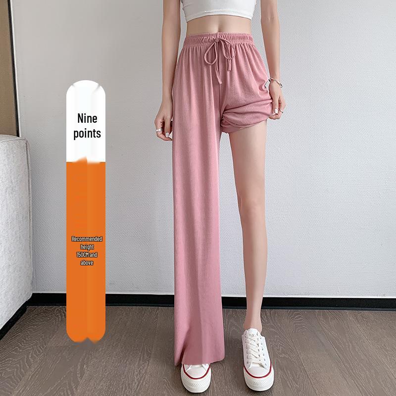 Plus Size Grey Ice Silk High-Waisted Wide-Leg Pants for Women - Spring/Summer Lightweight, Loose, Draped, Floor-Length, Casual. 2XL (125-140 lbs)
Plus Size Grey Ice Silk High-Waisted Wide-Leg Pants for Women - Spring/Summer Lightweight, Loose, Draped, Floor-Length, Casual. 2XL (125-140 lbs)