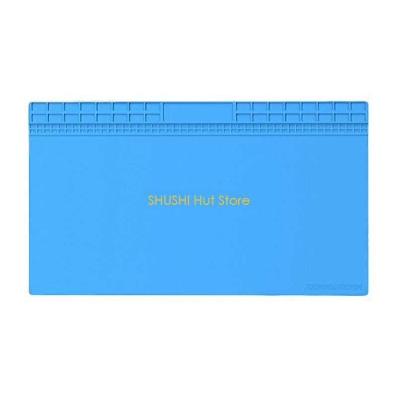 Silicone Work Mat Heat Resistant Repair Mat for Phone & Laptop Repair Tasks D57B синий
Silicone Work Mat Heat Resistant Repair Mat for Phone & Laptop Repair Tasks D57B синий