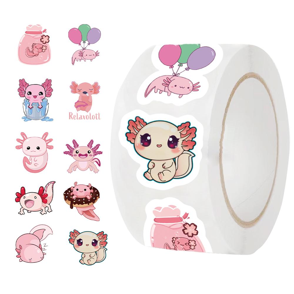 500pcs Cute Animal Axolotl Cartoon Stickers Roll for Envelope Encourage Praise Reward Student Work Sealing Label Toys Decals 500PCS
500pcs Cute Animal Axolotl Cartoon Stickers Roll for Envelope Encourage Praise Reward Student Work Sealing Label Toys Decals 500PCS