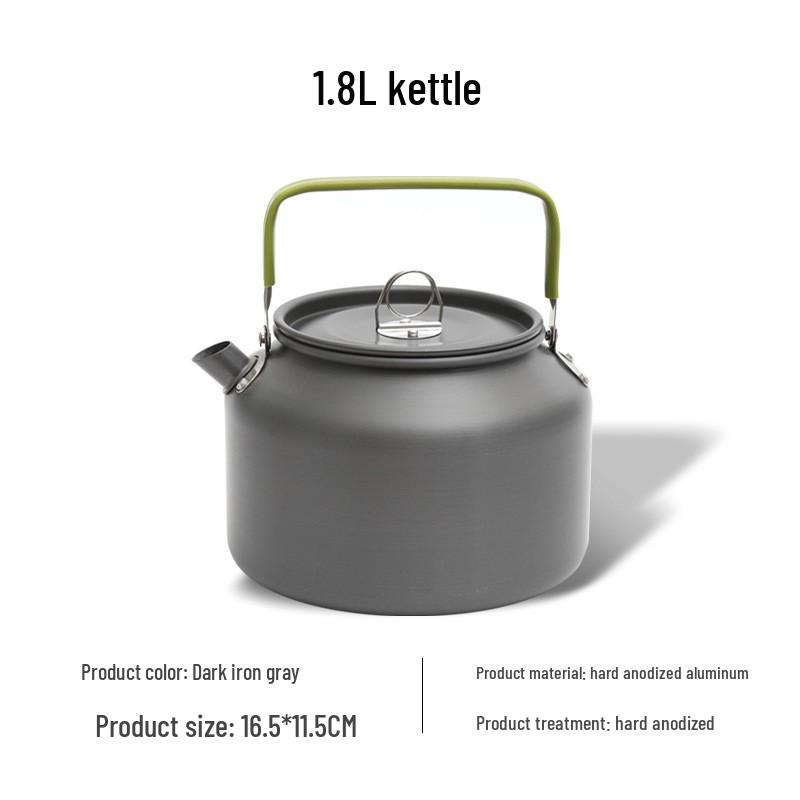 1.8L Portable Coffee & Teapot for Camping, Picnic, and Mountaineering
1.8L Portable Coffee & Teapot for Camping, Picnic, and Mountaineering