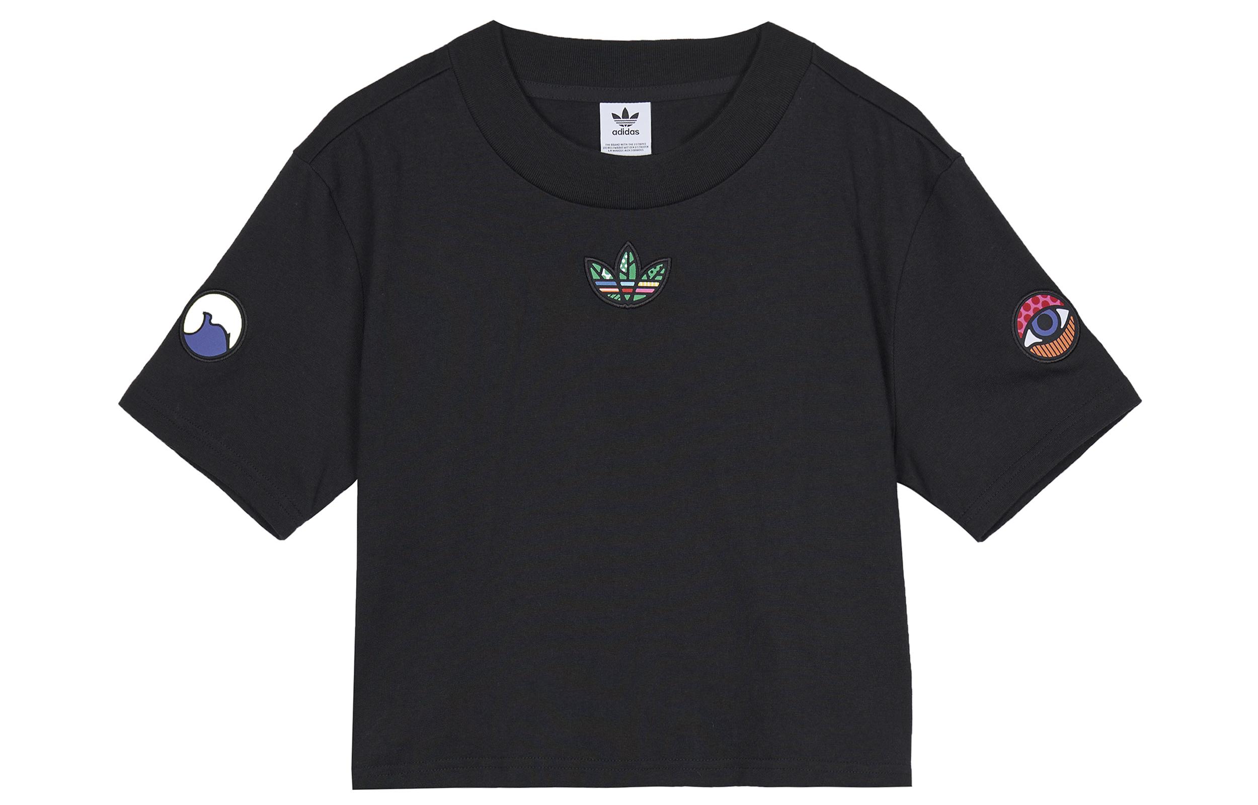 Adidas Originals Crop Tops Women s Black Crew Neck Moderate HA4705 38
Adidas Originals Crop Tops Women s Black Crew Neck Moderate HA4705 38