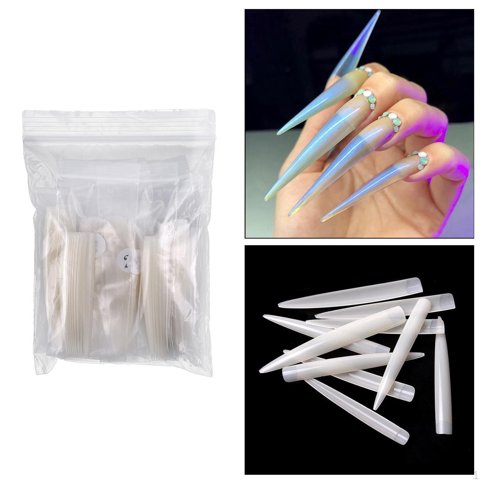 120 Cover Ballerina Nails Long Tips Natural Color
120 Cover Ballerina Nails Long Tips Natural Color