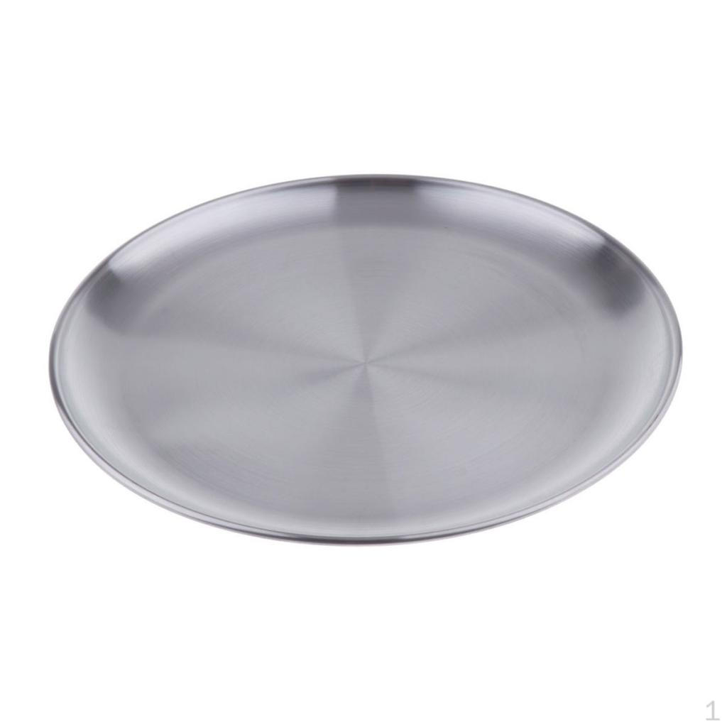 Stainless Steel Plate for Serving Various Foods 34cm
Stainless Steel Plate for Serving Various Foods 34cm