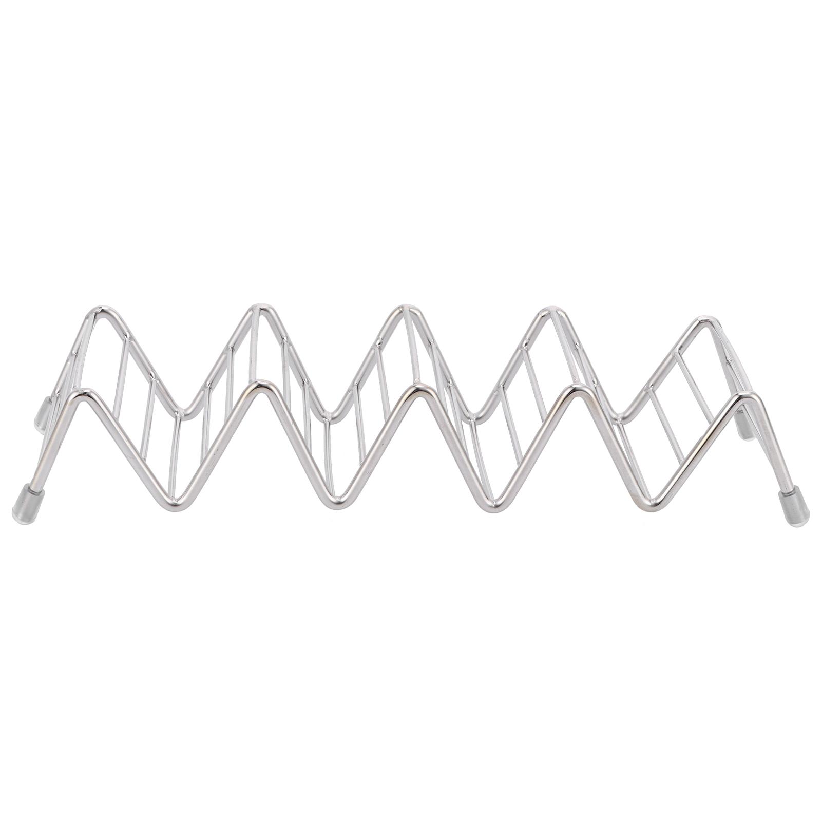 Taco Holder Innovative 304 Stainless Steel Pancake Stand Tray for Kitchen Restaurant4/5 Grid
Taco Holder Innovative 304 Stainless Steel Pancake Stand Tray for Kitchen Restaurant4/5 Grid