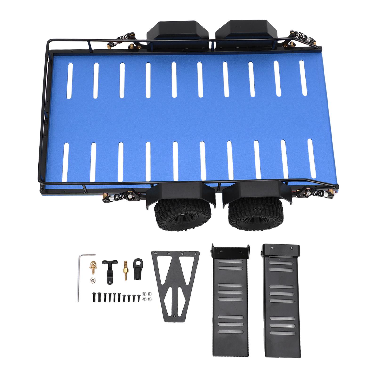 1 18 RC Trailer 4 Wheels Aluminum Alloy High Simulation RC Metal Flatbed Trailer Remote Control Car with Hook Blue синій
1 18 RC Trailer 4 Wheels Aluminum Alloy High Simulation RC Metal Flatbed Trailer Remote Control Car with Hook Blue синій