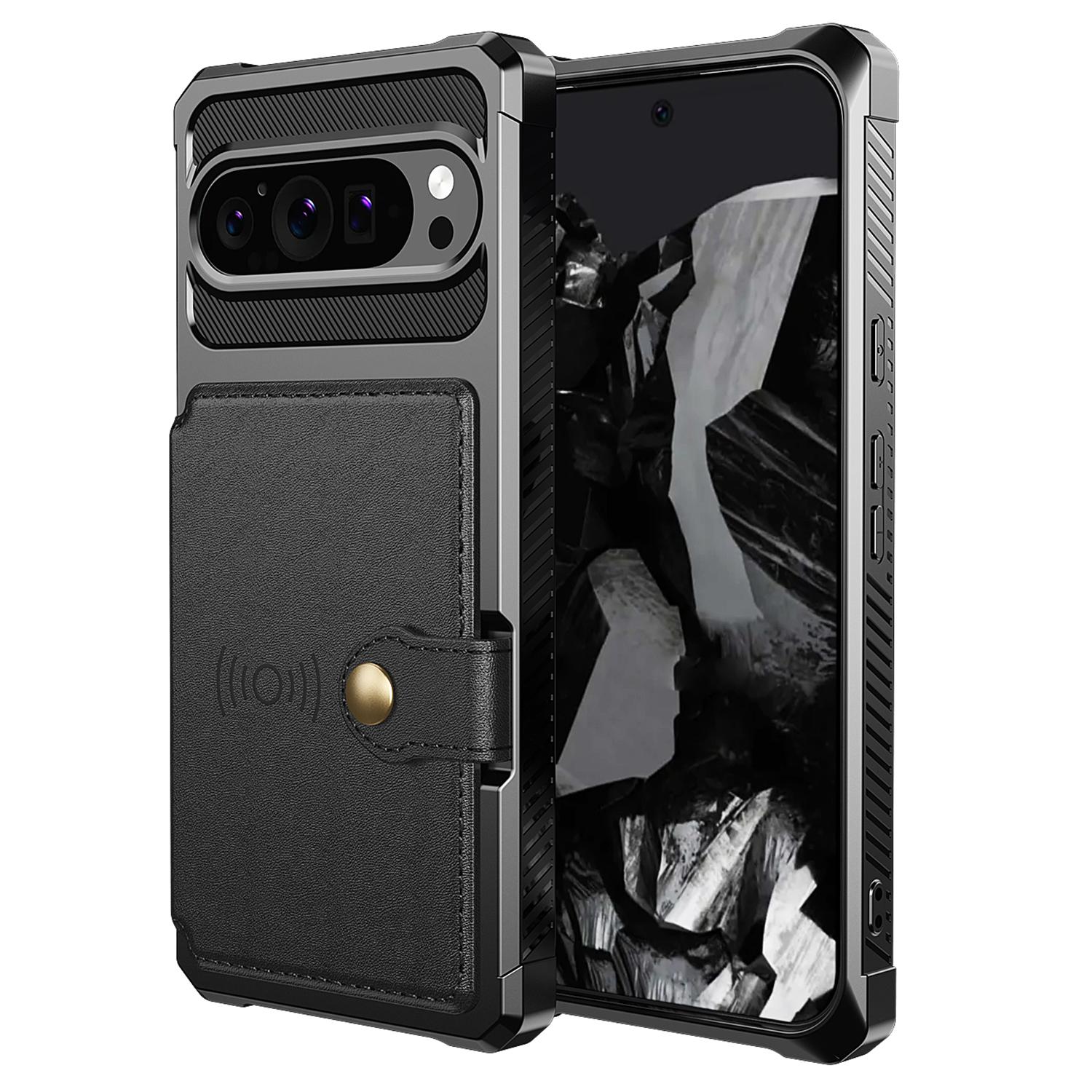 ZM03 For Google Pixel 9 Pro/9 Case with Card Holder PU Leather+TPU Phone Back Cover Black
ZM03 For Google Pixel 9 Pro/9 Case with Card Holder PU Leather+TPU Phone Back Cover Black