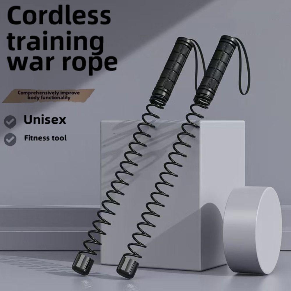1 pair Replacement Spring Cordless Battle Rope Rebound Arm Strength Rope Home Fitness чёрный
1 pair Replacement Spring Cordless Battle Rope Rebound Arm Strength Rope Home Fitness чёрный