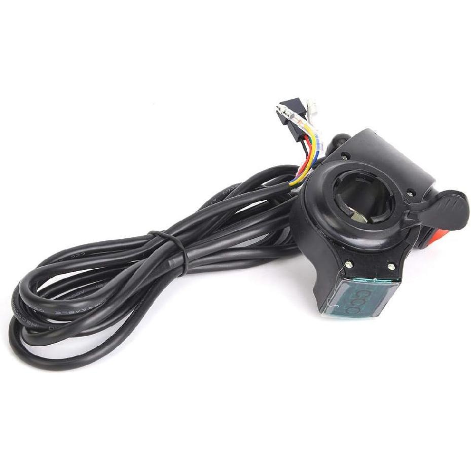 Kee nso Thumb Throttle Speed Control, E-Bike Thumb Throttle LCD Display Digital Battery Voltage Power Switch for Electric Vehicle 12V-99V
Kee nso Thumb Throttle Speed Control, E-Bike Thumb Throttle LCD Display Digital Battery Voltage Power Switch for Electric Vehicle 12V-99V
