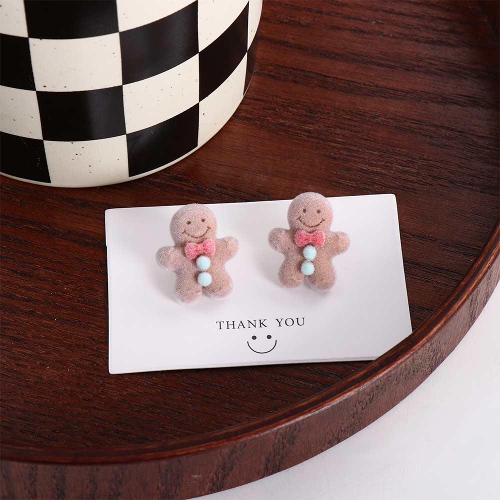 Man Flocking Korean Style Earrings Women Ear Stud Fashion Jewelry Christmas Stud Earrings
Man Flocking Korean Style Earrings Women Ear Stud Fashion Jewelry Christmas Stud Earrings