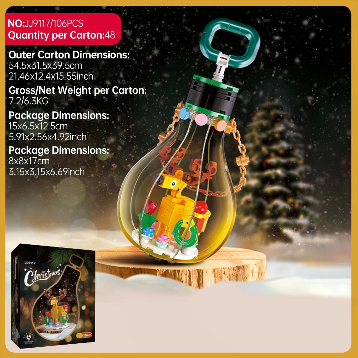 Non-Toxic Toylinx Abs Christmas Series Decoration Series Building Blocks Hanging Building Block Festival Decoration Building Block Kits
Non-Toxic Toylinx Abs Christmas Series Decoration Series Building Blocks Hanging Building Block Festival Decoration Building Block Kits