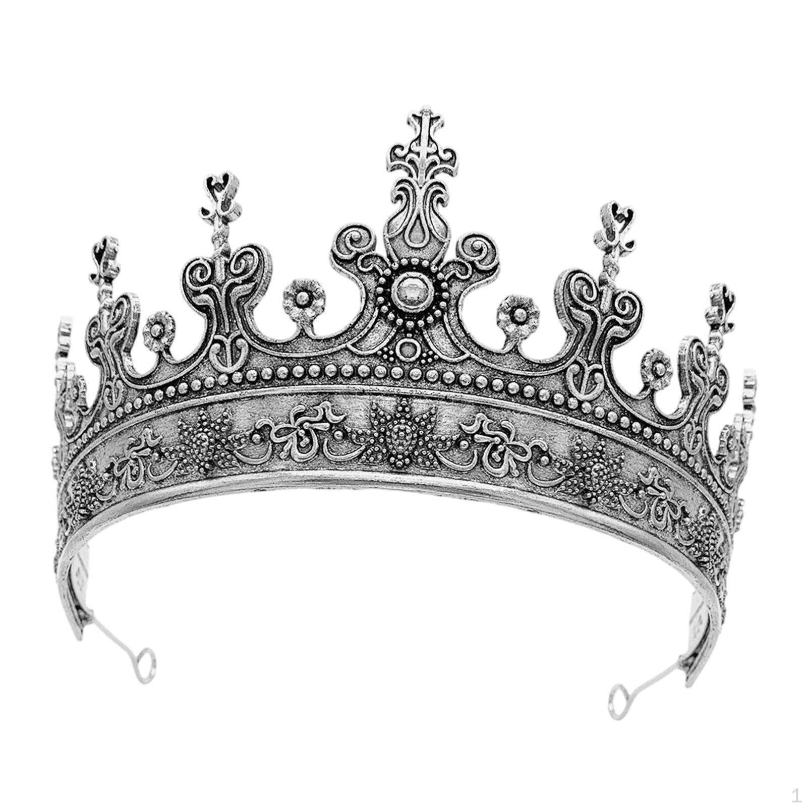 Tiara, Comfortable to Wear, Metal Cosplay Headdress, Medieval Crown for Vikings, Anniversary, Silver
Tiara, Comfortable to Wear, Metal Cosplay Headdress, Medieval Crown for Vikings, Anniversary, Silver