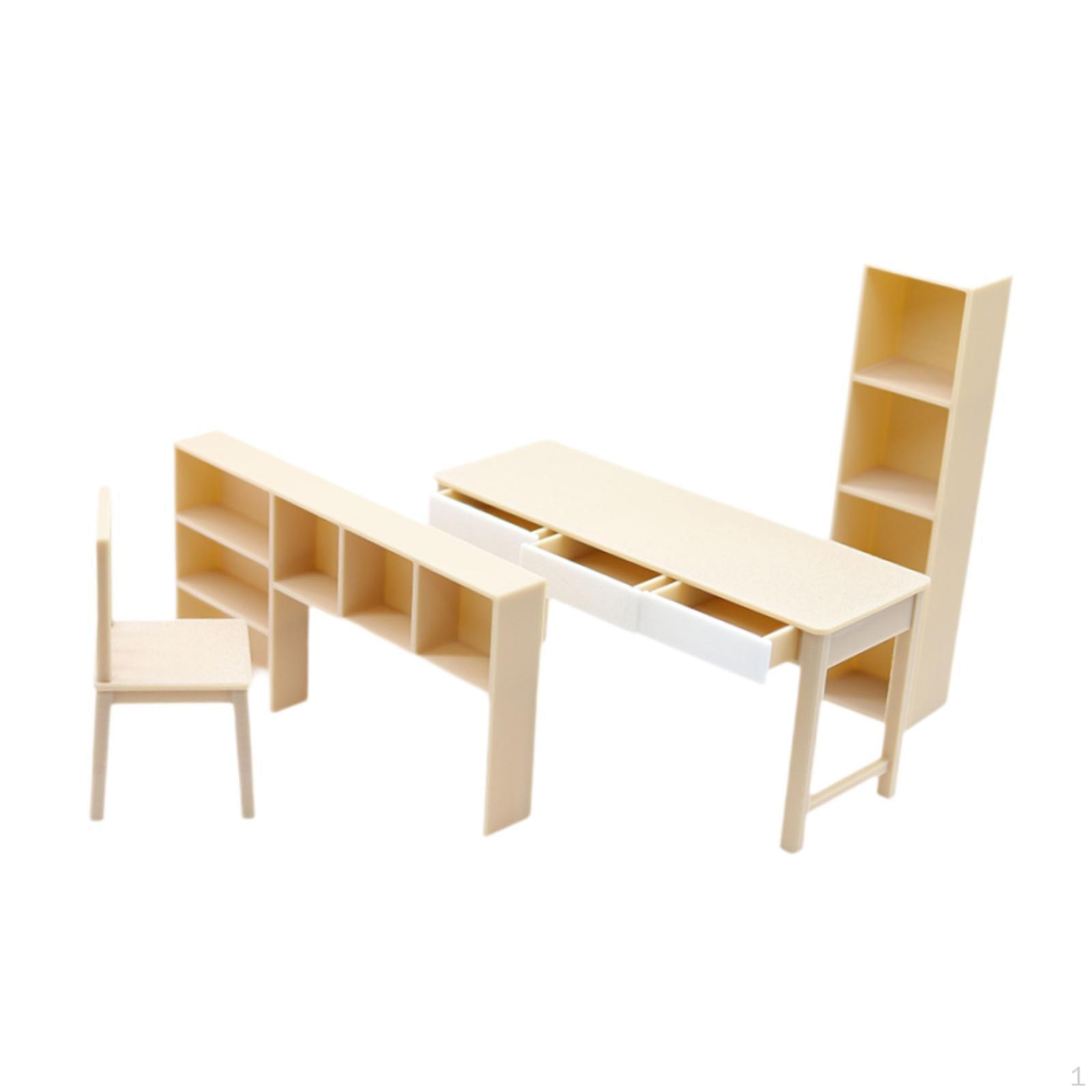 Dollhouse Desk and Bookshelf Model 1/12 Scale Simulated Collectibles Tiny Miniature
Dollhouse Desk and Bookshelf Model 1/12 Scale Simulated Collectibles Tiny Miniature