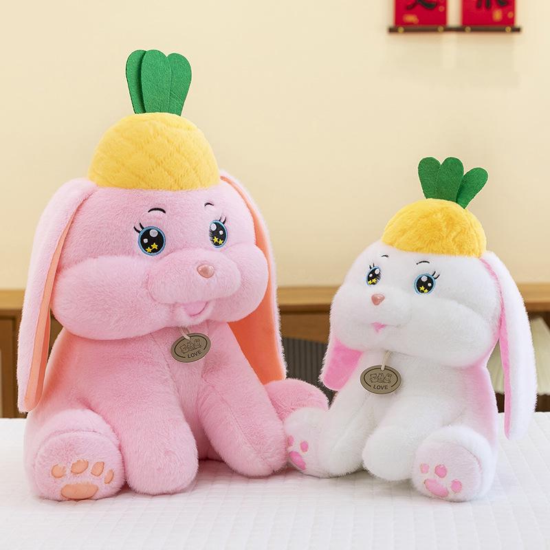 Lop-Eared Pineapple Rabbit Plush Doll - Girls Pillow & Birthday Gift 30cm 0.3kg рожевий
Lop-Eared Pineapple Rabbit Plush Doll - Girls Pillow & Birthday Gift 30cm 0.3kg рожевий