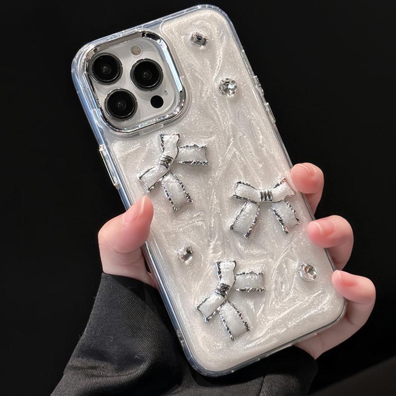 Silver glitter Epoxy mobile phone case for Iphone17Promax bow Apple 15 rhinestone 14 women iPhone 7/8/SE 2020
Silver glitter Epoxy mobile phone case for Iphone17Promax bow Apple 15 rhinestone 14 women iPhone 7/8/SE 2020