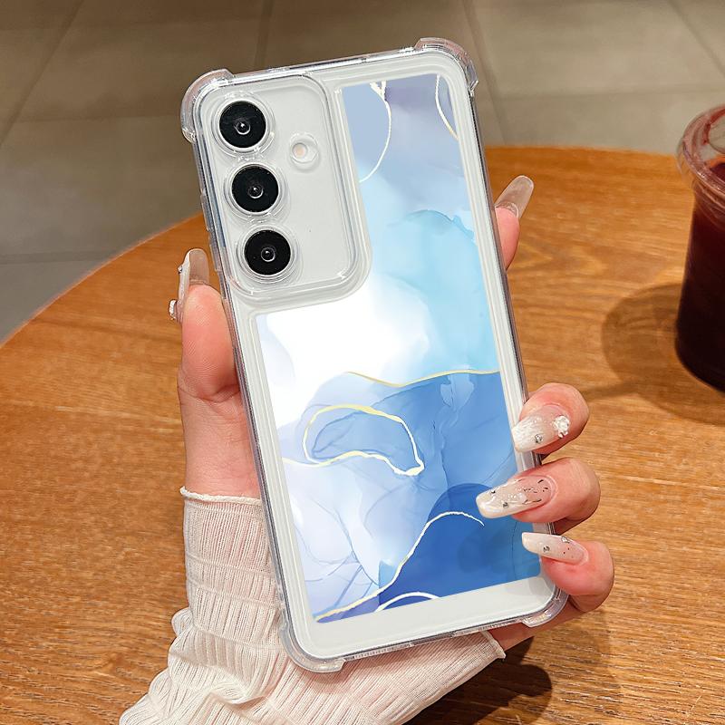 Прозорий силіконовий чохол з малюнком мармуру для Samsung S25 Ultra S24 FE S23 S22 A56 A36 A16 A55 A35 М який протиударний захист об єктива Тонкий чохол для телефону Samsung S21 FE синій
Прозорий силіконовий чохол з малюнком мармуру для Samsung S25 Ultra S24 FE S23 S22 A56 A36 A16 A55 A35 М який протиударний захист об єктива Тонкий чохол для телефону Samsung S21 FE синій