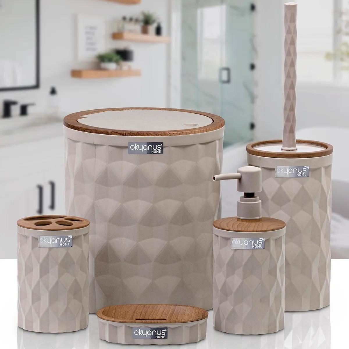 Diamond Ahşap Click Kapak 5 li Banyo Seti - 4 Farklı Renk Seçeneği світло-коричневого кольору
Diamond Ahşap Click Kapak 5 li Banyo Seti - 4 Farklı Renk Seçeneği світло-коричневого кольору