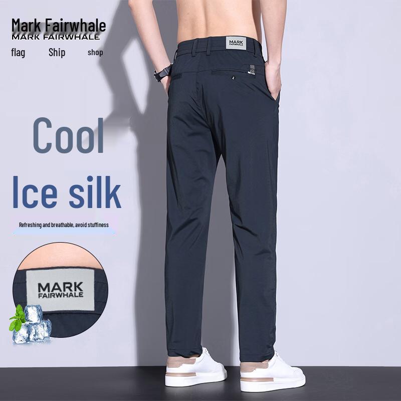 MARK FAIRWHALE Men s Ice Silk Casual Straight-Leg Pants 34
MARK FAIRWHALE Men s Ice Silk Casual Straight-Leg Pants 34