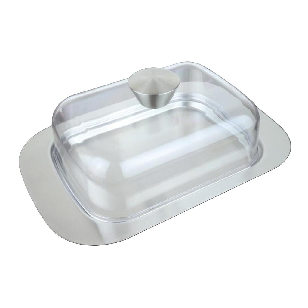 Stainless Steel Butter Dish Cake Dessert Bread Serving Tray Buffet Food Container Furit Salad Steak Storage Box with Cover
Stainless Steel Butter Dish Cake Dessert Bread Serving Tray Buffet Food Container Furit Salad Steak Storage Box with Cover