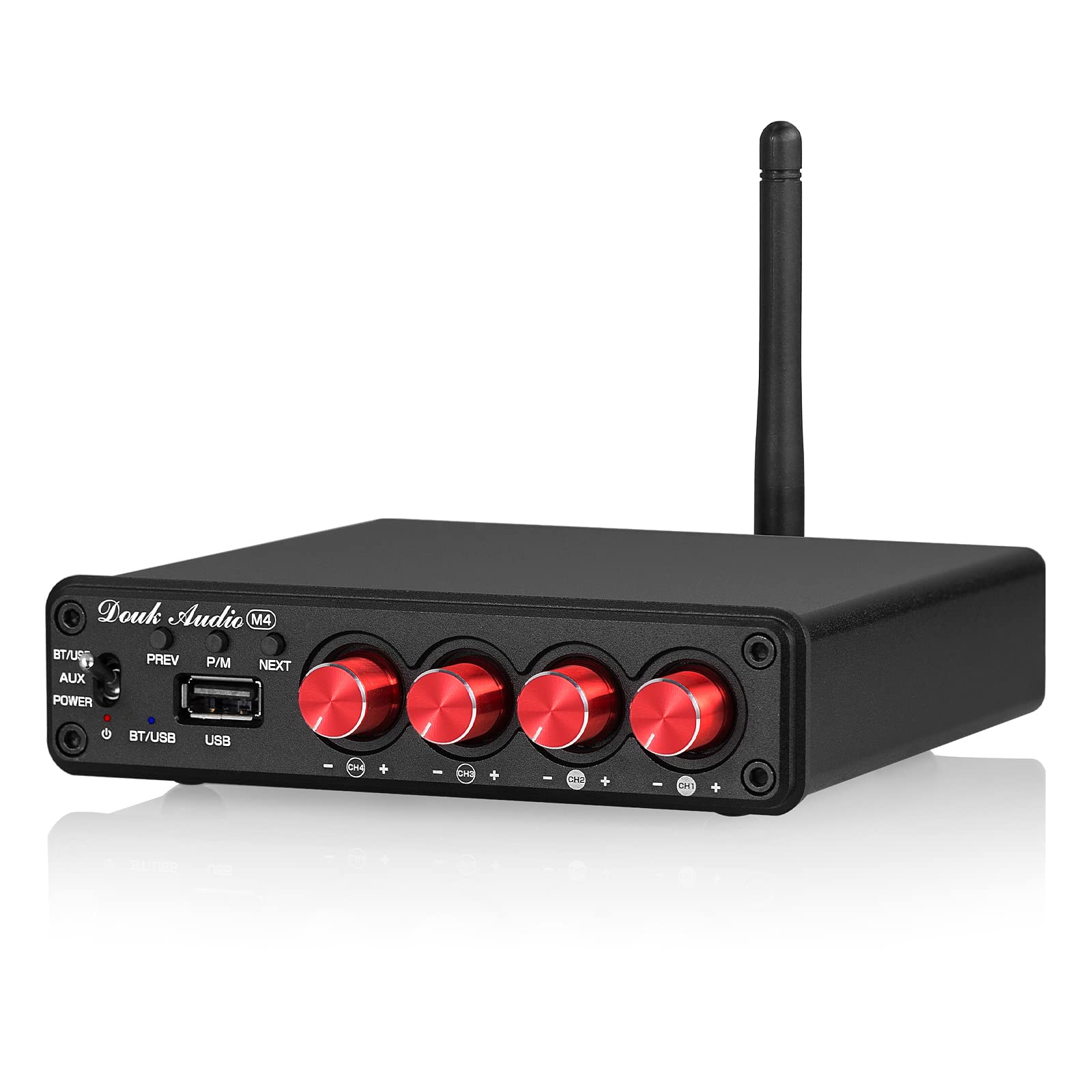 Nobsound HiFi Bluetooth Цифровий підсилювач потужності Стереоканальний аудіопідсилювач 50 Вт x 4 5.0 2/4 (M4)
Nobsound HiFi Bluetooth Цифровий підсилювач потужності Стереоканальний аудіопідсилювач 50 Вт x 4 5.0 2/4 (M4)