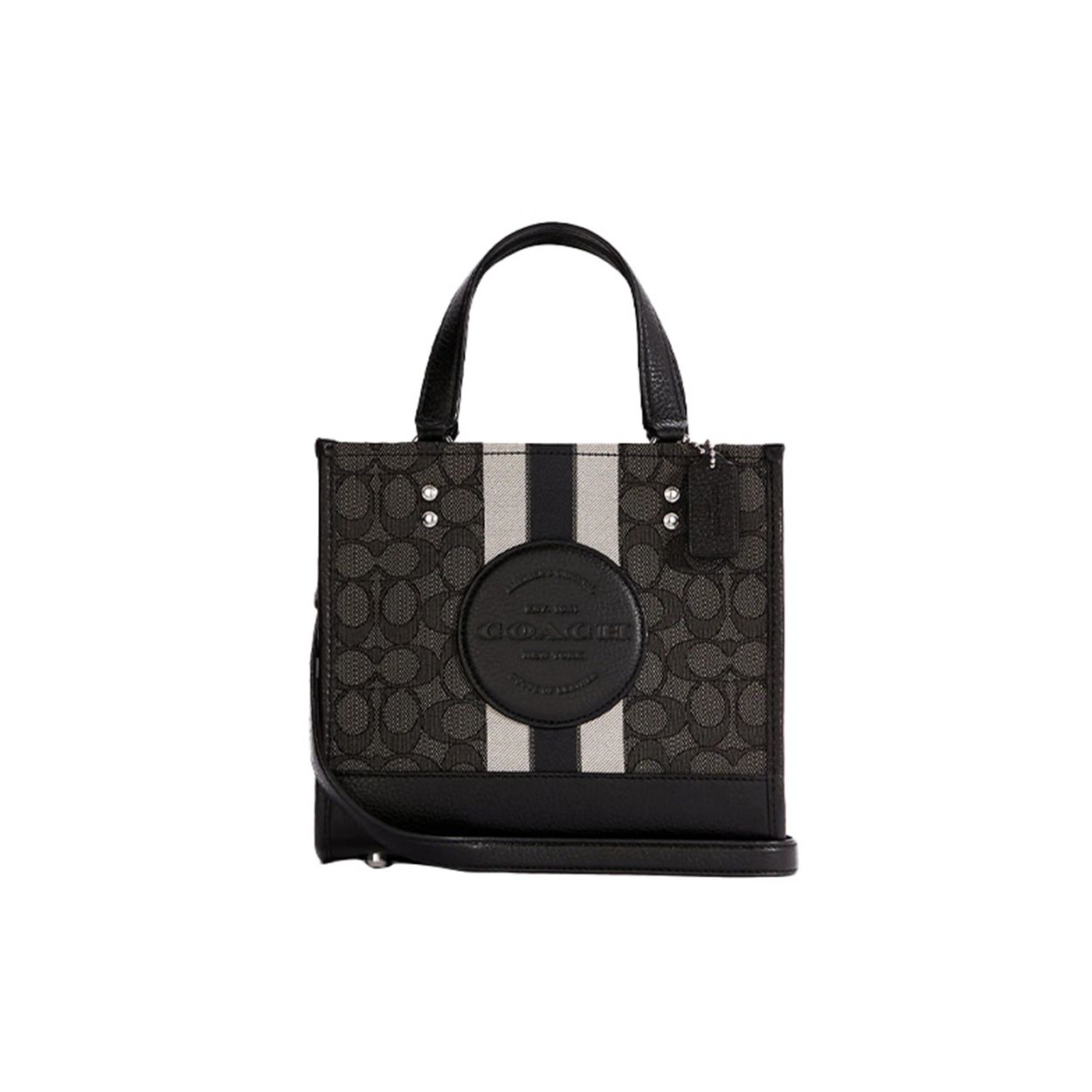 Coach Dempsey 22 Classic Logo Canvas And Leather Tote Bag Women Tote Smoke-Black C7083-SVRT6 Basic Set (Bag+Dust Bag)
Coach Dempsey 22 Classic Logo Canvas And Leather Tote Bag Women Tote Smoke-Black C7083-SVRT6 Basic Set (Bag+Dust Bag)