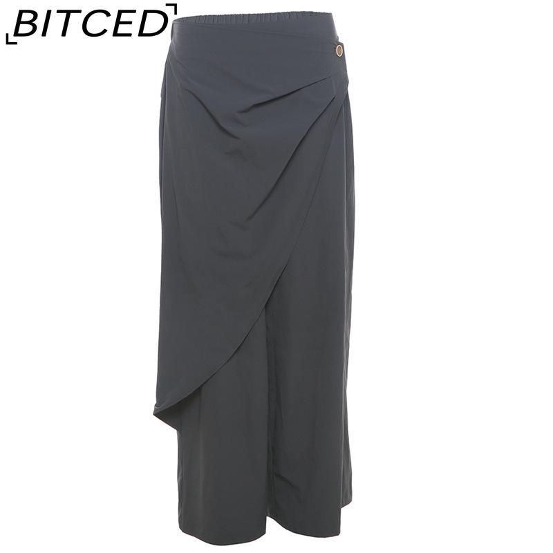 BITCED Fall Women s Solid-Color Fashion High-Waisted Relaxed-Fit Wide-Leg Pants L серый
BITCED Fall Women s Solid-Color Fashion High-Waisted Relaxed-Fit Wide-Leg Pants L серый
