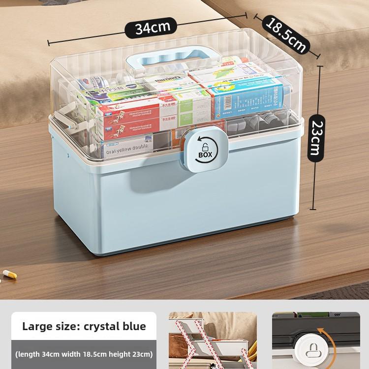 Набор многослойных коробок для хранения семейных лекарств большой емкости
Набор многослойных коробок для хранения семейных лекарств большой емкости