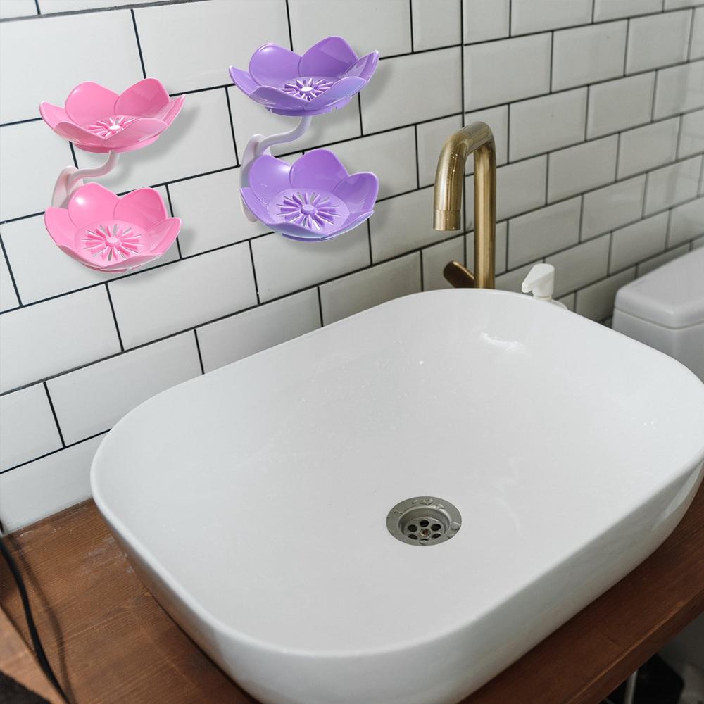 Plastics Double Layer Soap Holder Wall Mounted Water Draining Soap Dish Towel Hook рожевий
Plastics Double Layer Soap Holder Wall Mounted Water Draining Soap Dish Towel Hook рожевий