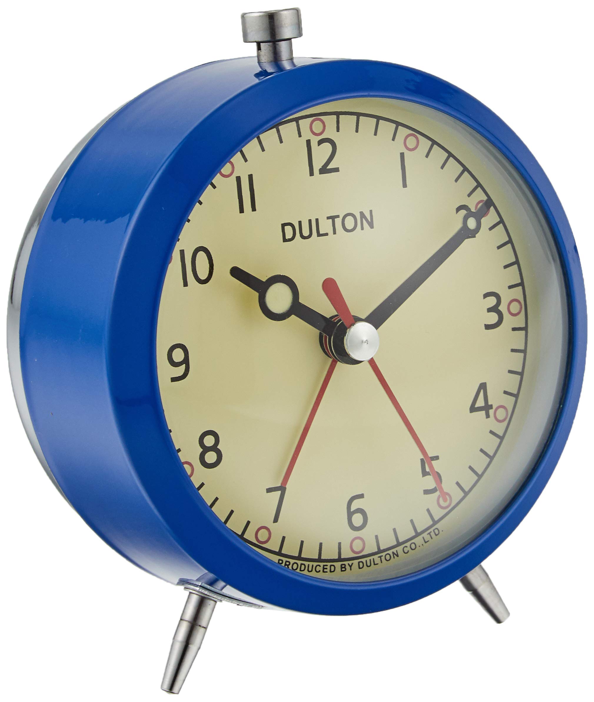 Dalton Alarm Clock Blue seem to make a clicking sound Cuteness that you get tired of Analog alarm clock Sweep movement Height 110mm Width 90mm Depth синий
Dalton Alarm Clock Blue seem to make a clicking sound Cuteness that you get tired of Analog alarm clock Sweep movement Height 110mm Width 90mm Depth синий