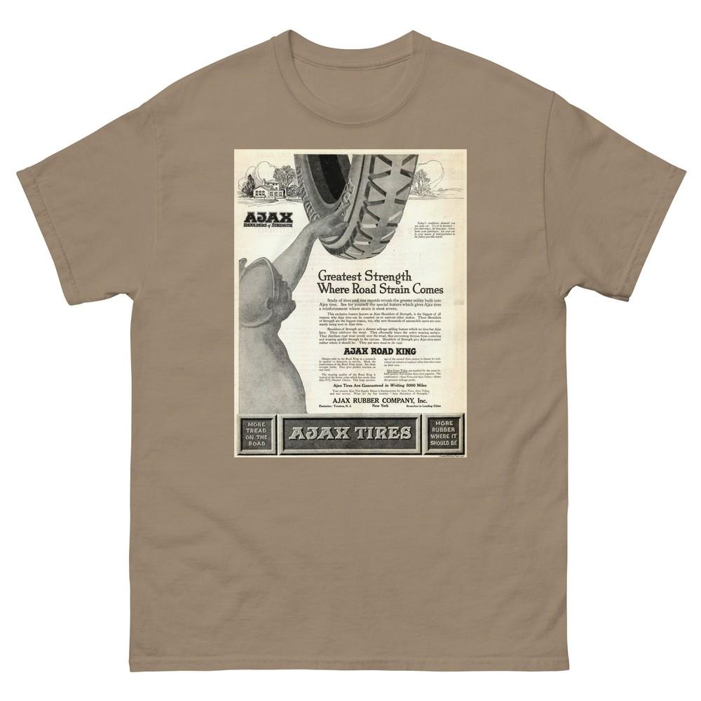Vintage Magazine Advertisement 1918 Ajax Tires T-Shirt M
Vintage Magazine Advertisement 1918 Ajax Tires T-Shirt M