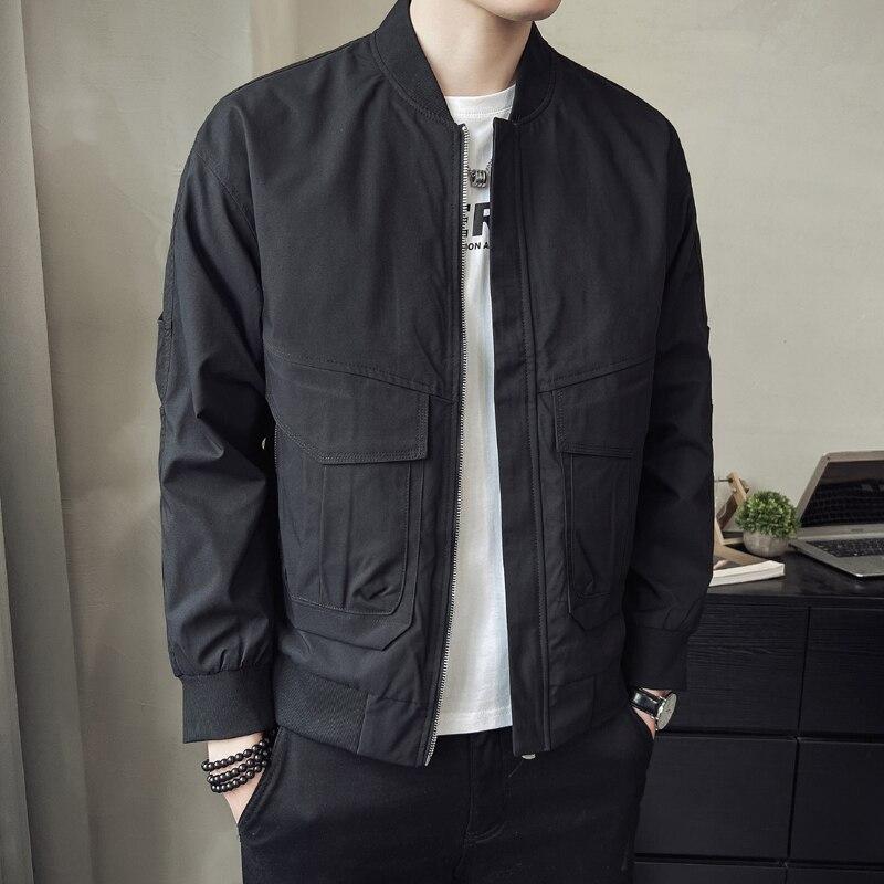 Мужская бейсбольная одежда с несколькими карманами, ветрозащитная повседневная деловая куртка XS чёрный
Мужская бейсбольная одежда с несколькими карманами, ветрозащитная повседневная деловая куртка XS чёрный