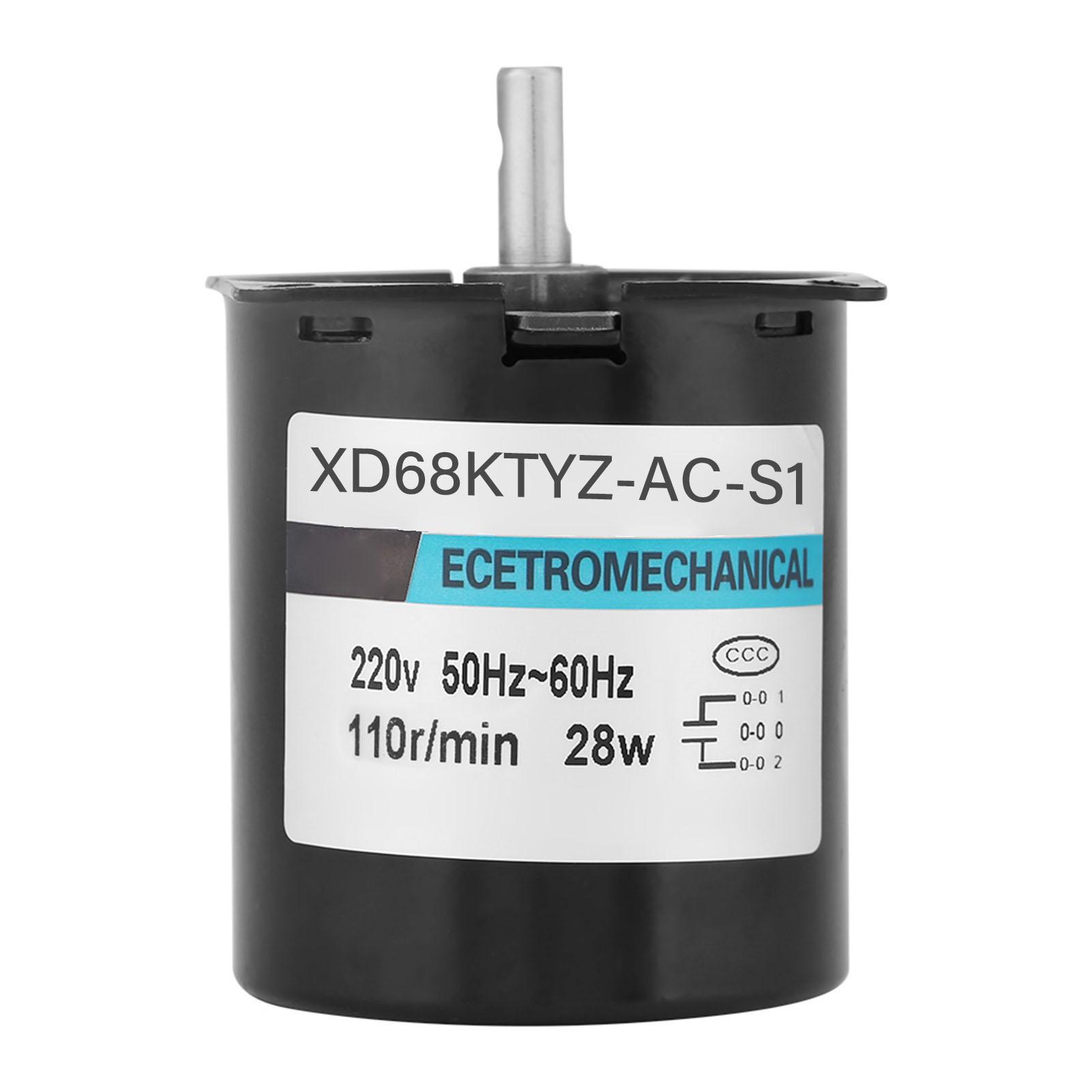 XD68KTYZAC S1 AC220V 28W Синхронний редукторний двигун з постійним магнітом Cw CCW 110 r min
XD68KTYZAC S1 AC220V 28W Синхронний редукторний двигун з постійним магнітом Cw CCW 110 r min