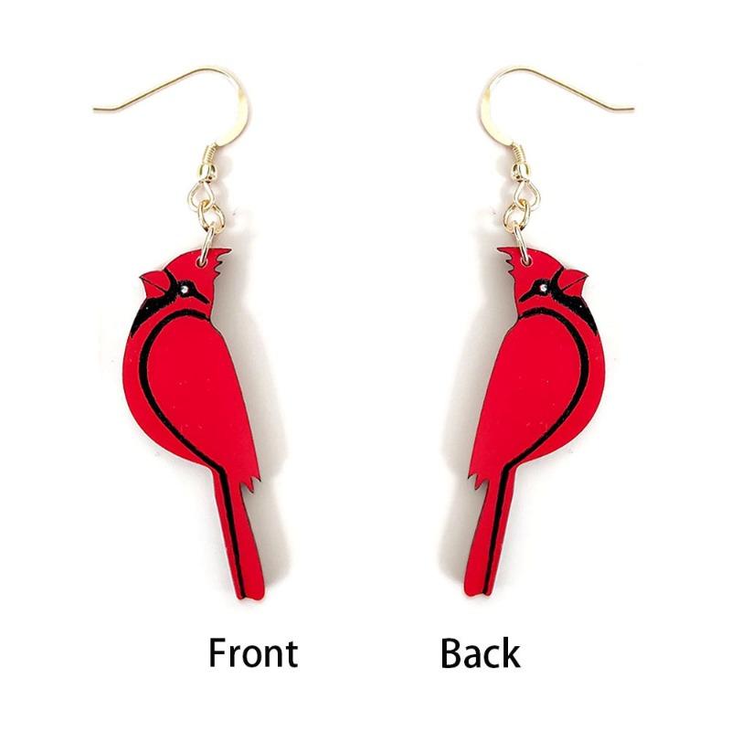New Cardinal Bird Hanging Wooden Earrings Girls Christmas Valentine s Day Gift Cute Red Bird Earrings for Women
New Cardinal Bird Hanging Wooden Earrings Girls Christmas Valentine s Day Gift Cute Red Bird Earrings for Women